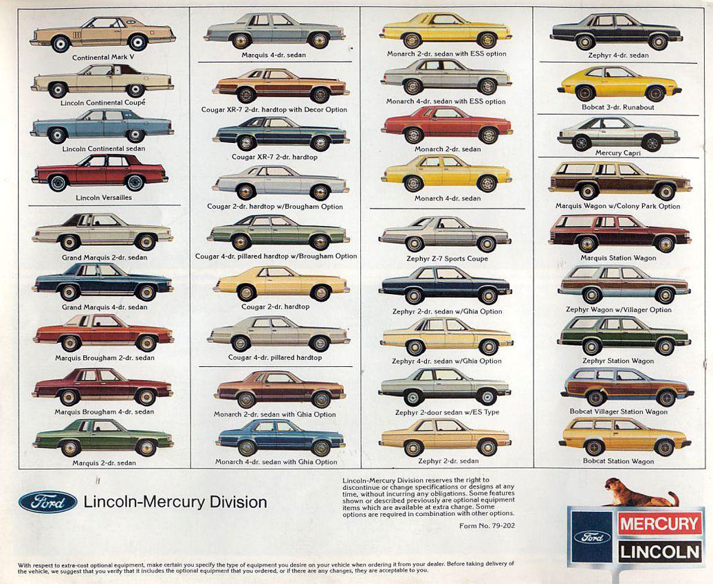 1979 Lincoln Mercury Brochure Page 6
